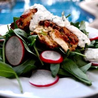 Paleo Krabbenküchlein mit Zitronen-Knoblauch-Aioli