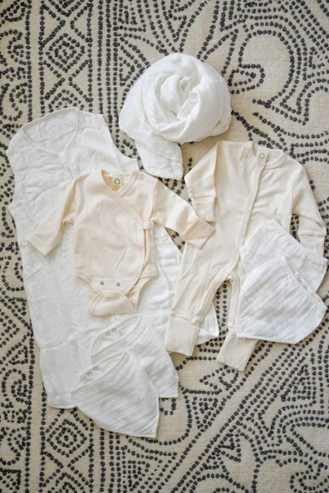 how I'm choosing safer baby products clothing on the floor