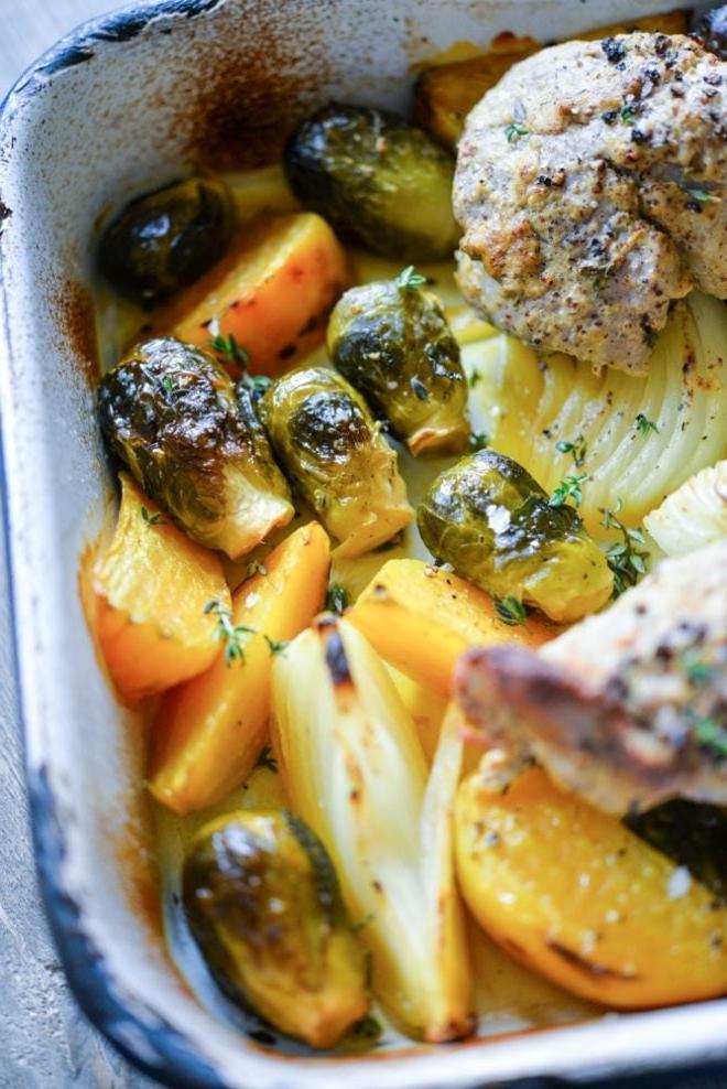 Senf-Schweinefilet aus dem Ofen