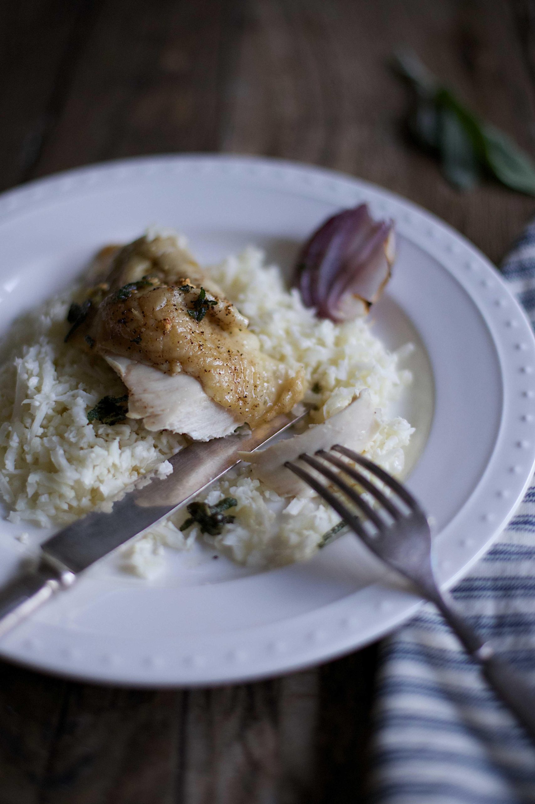 Browned Butter Sage Roasted Chicken