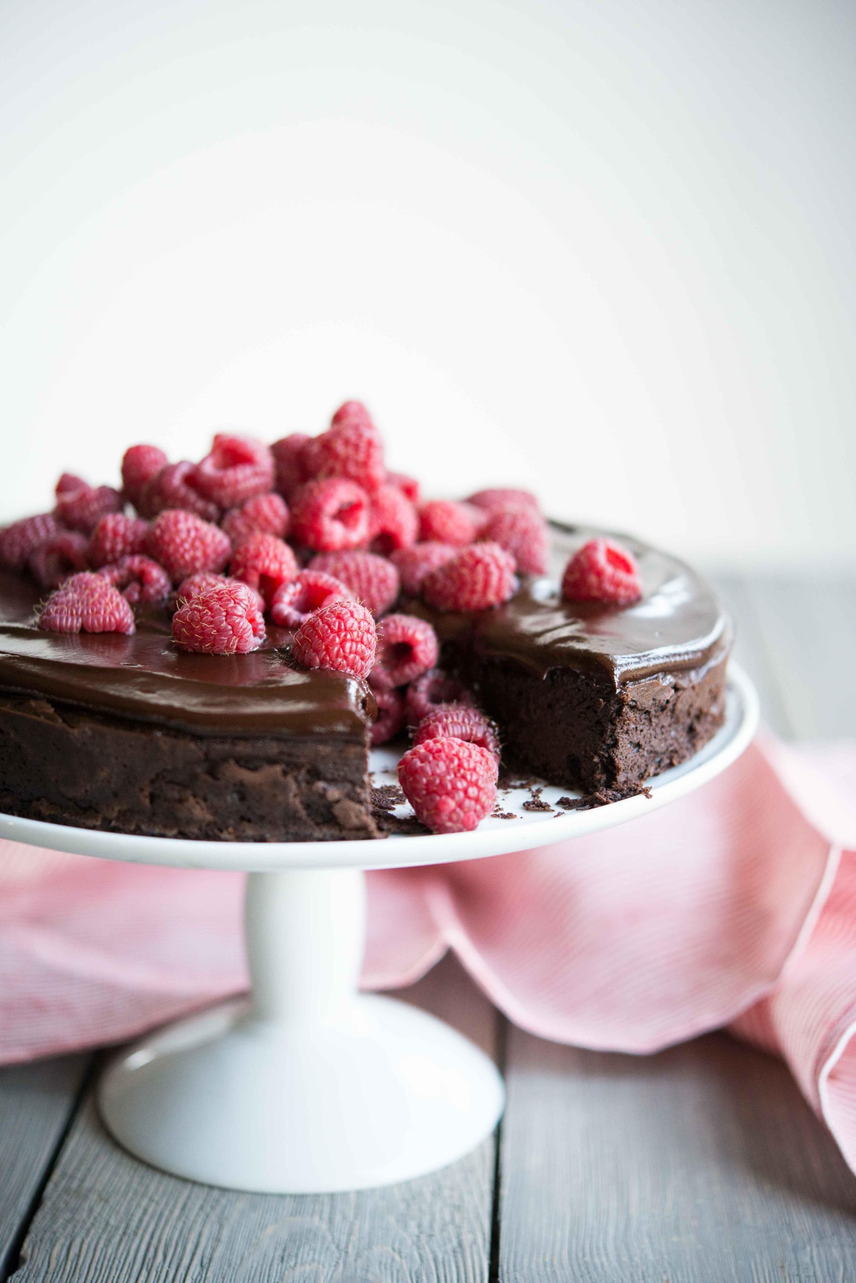 Gesundes Valentinstags-Menü: Mehlfreier Schokoladenkuchen