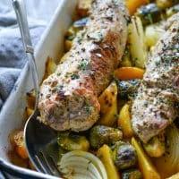 Senf-Schweinefilet aus dem Ofen