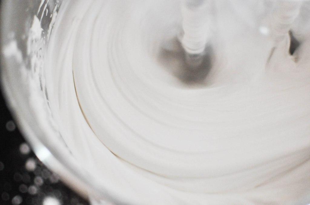 Küche nach dem Icing-Mixen